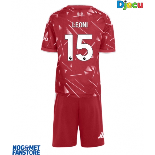 Liverpool Giovanni Leoni #15 Domaci Dres za djecu 2026-27 Kratak Rukav (+ Kratke hlače)
